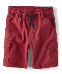 Childrens Place Red Hampton Cargo Shorts